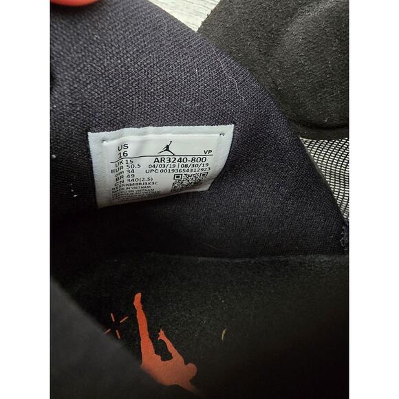 Nike Air Jordan 34 Amber Rise Sneaker Shoe Size 16. AR3240-800 - Picture 10 of 10